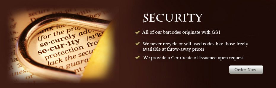 Securely Order Originated Barcodes